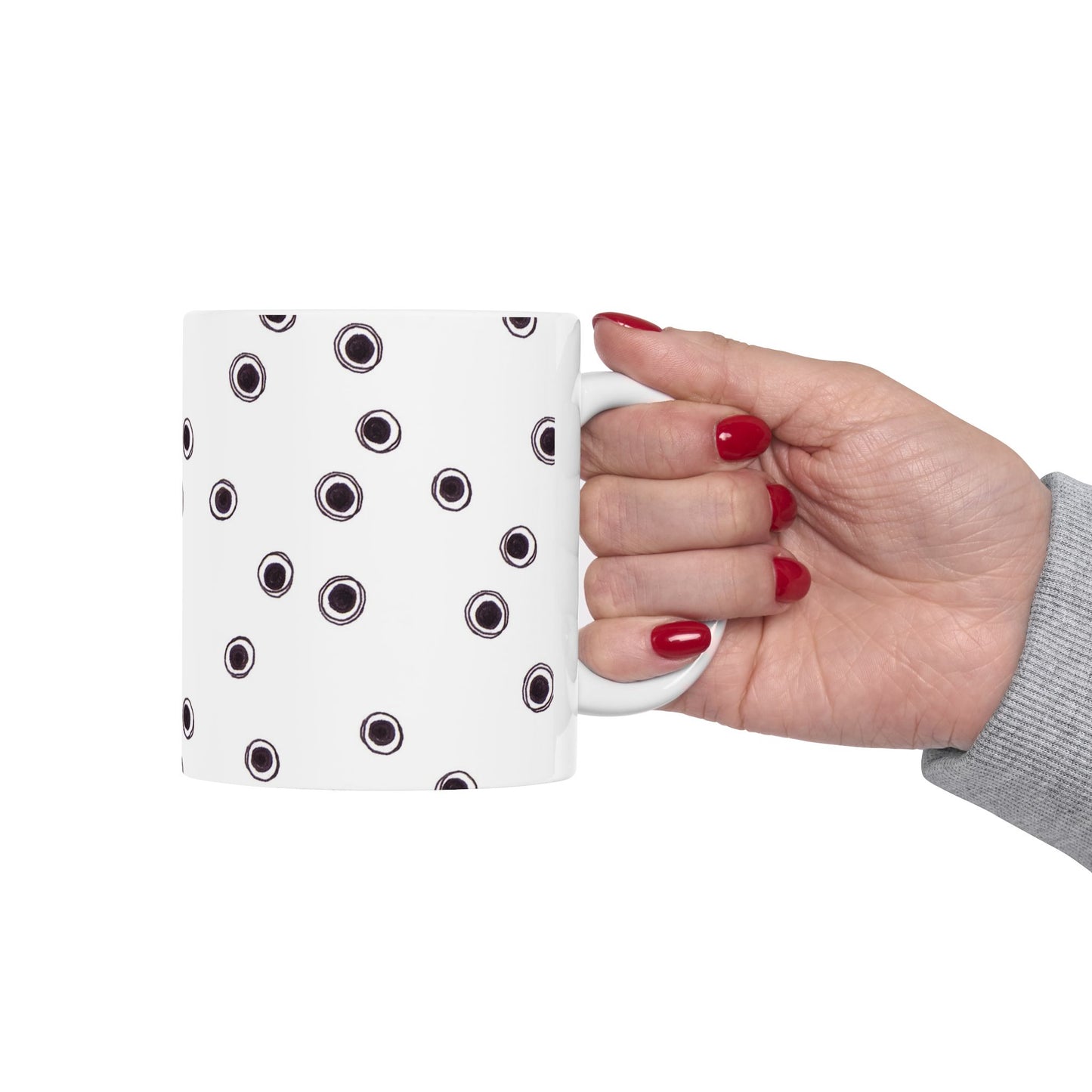 Halo Dots White Cup
