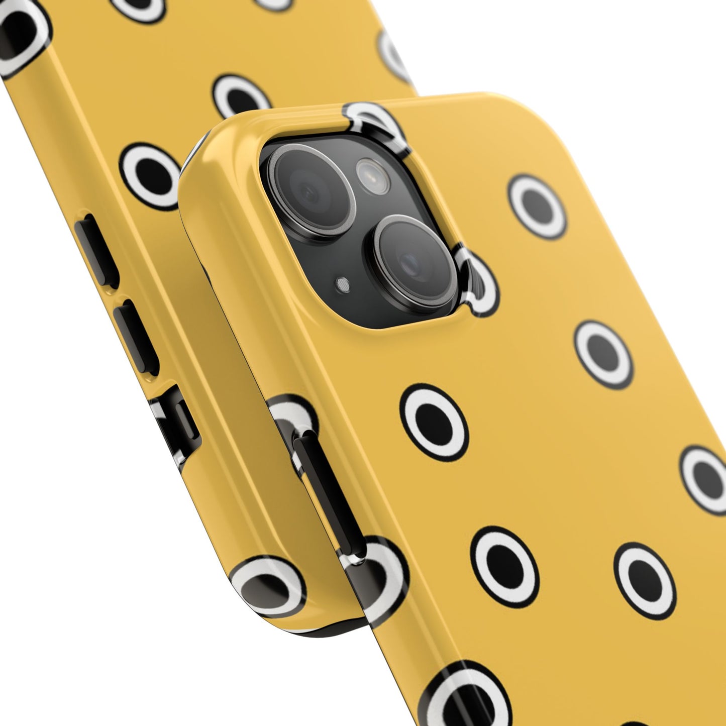 CD Dots Yellow / Black Phone Case