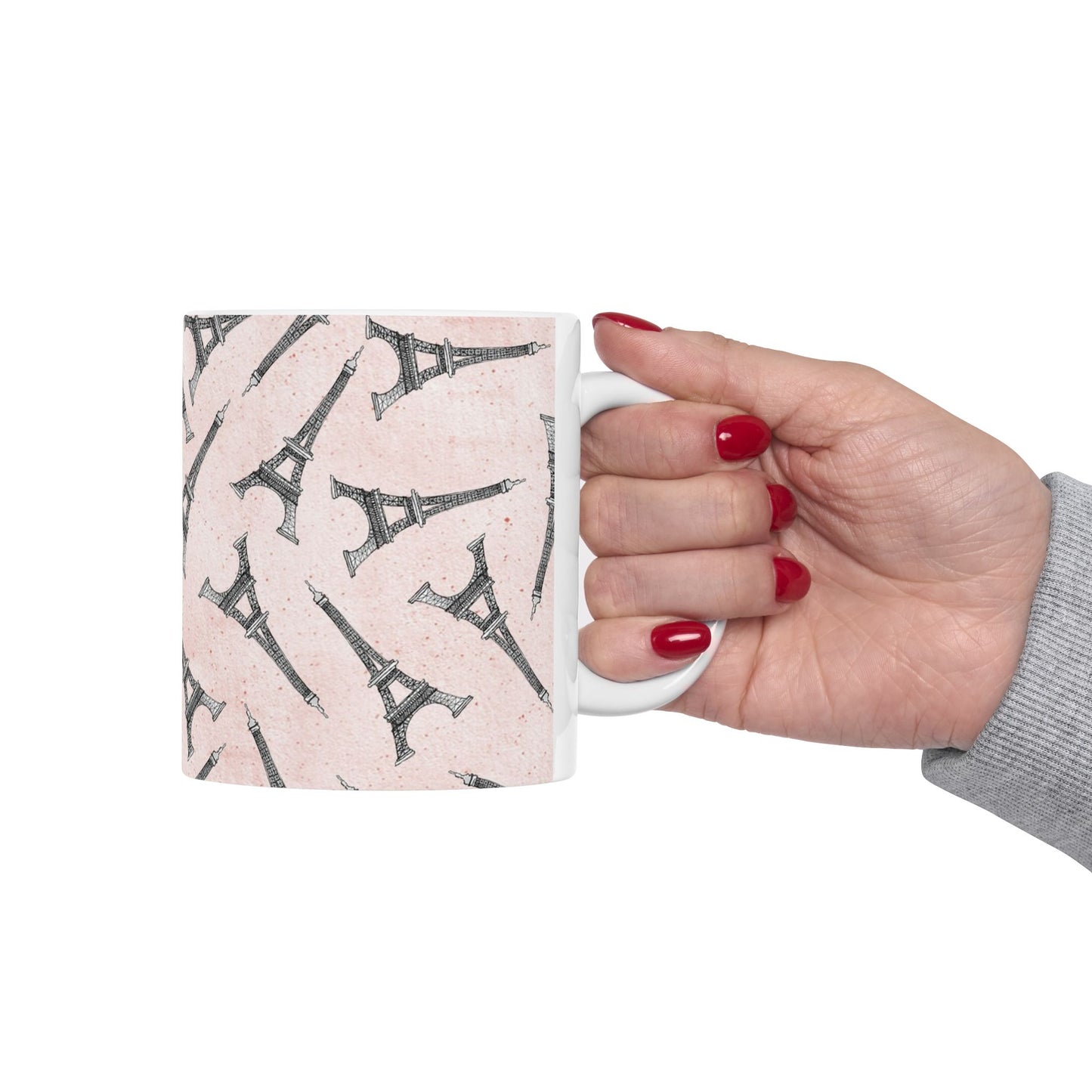 Eiffelesque Pink Cup