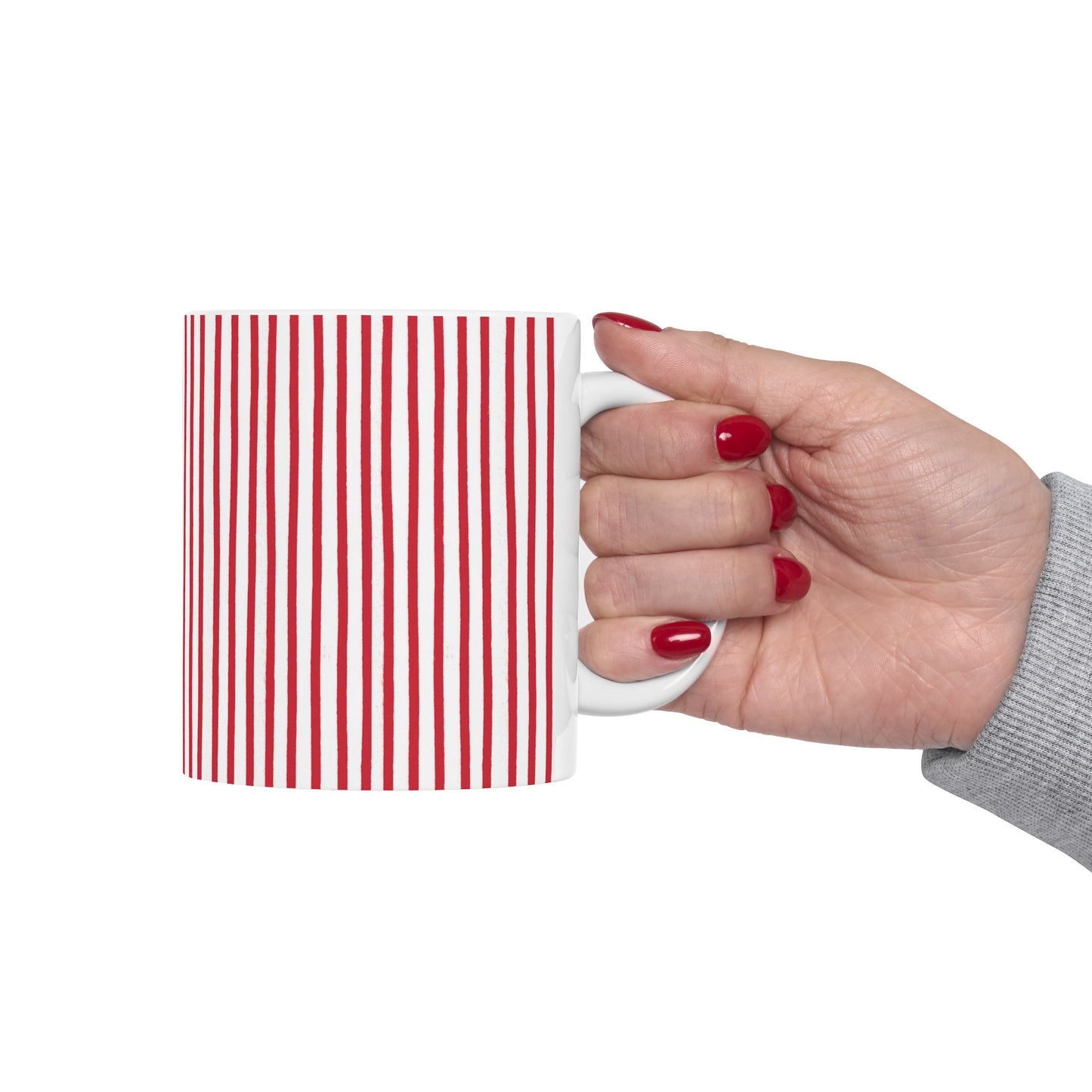 Candy Stripe White / Red Cup