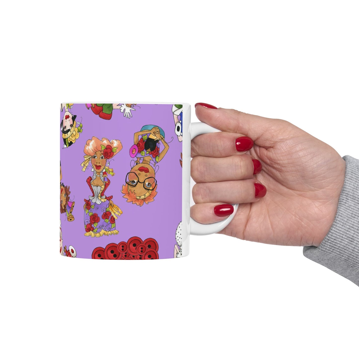 Curious Toss Purple Cup