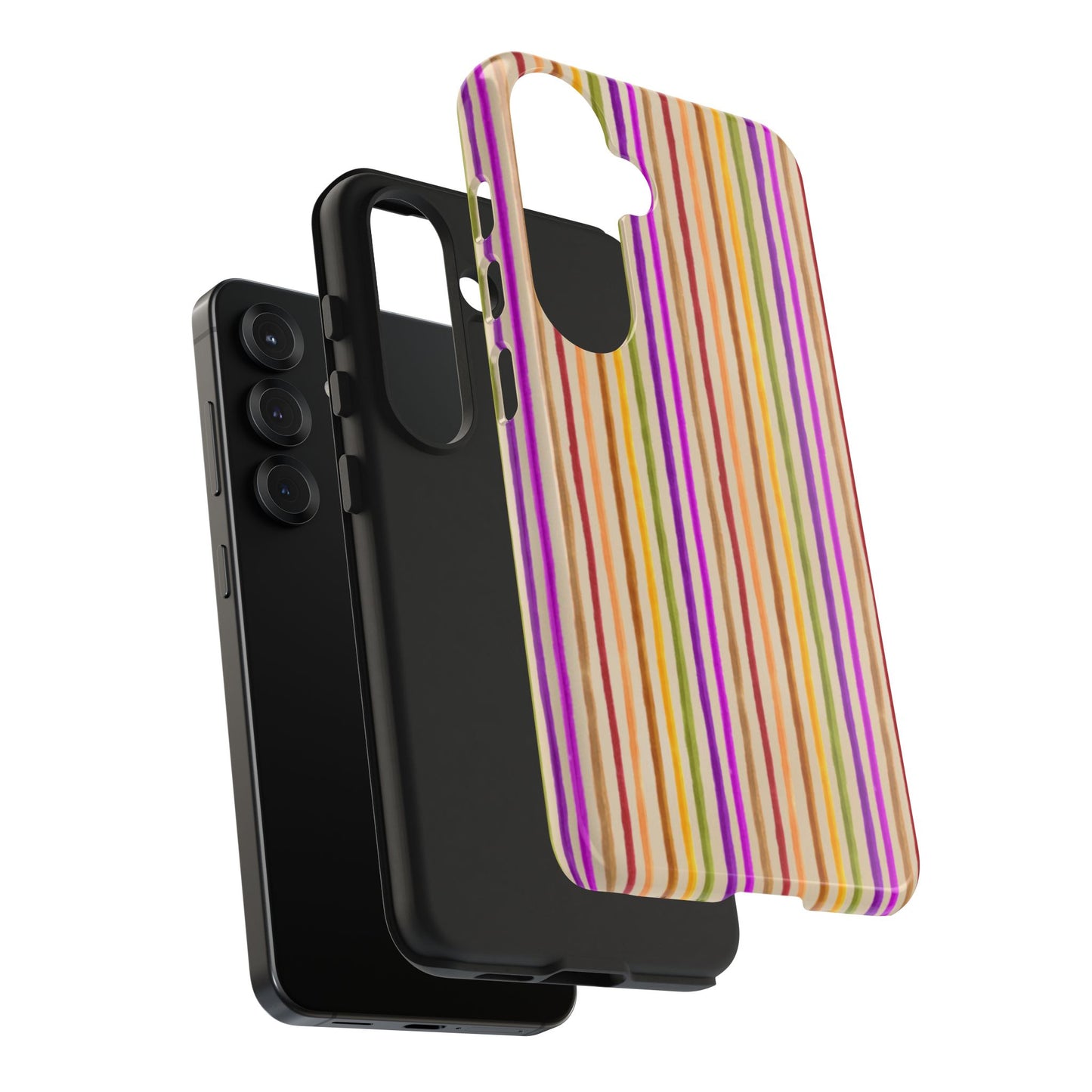 Spice Stripe Muslin Phone Case