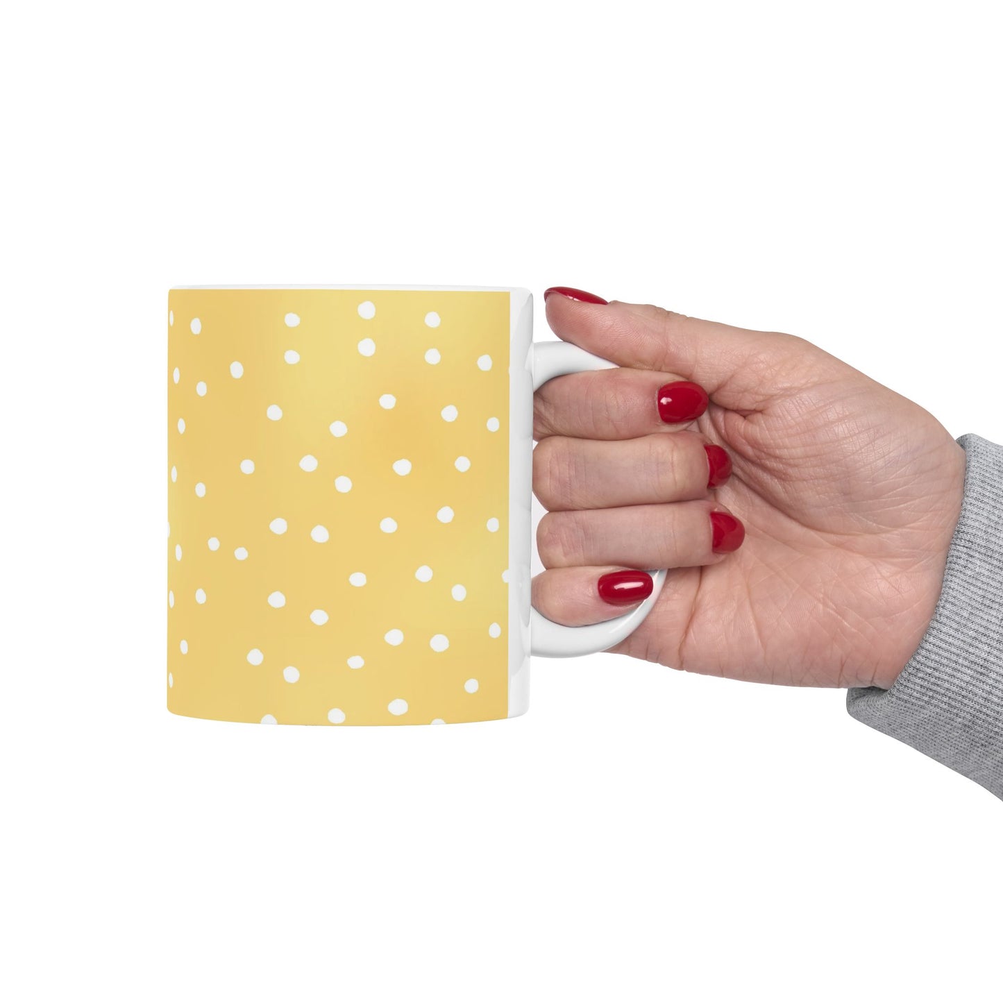 Dinky Dots Sunshine / White Cup