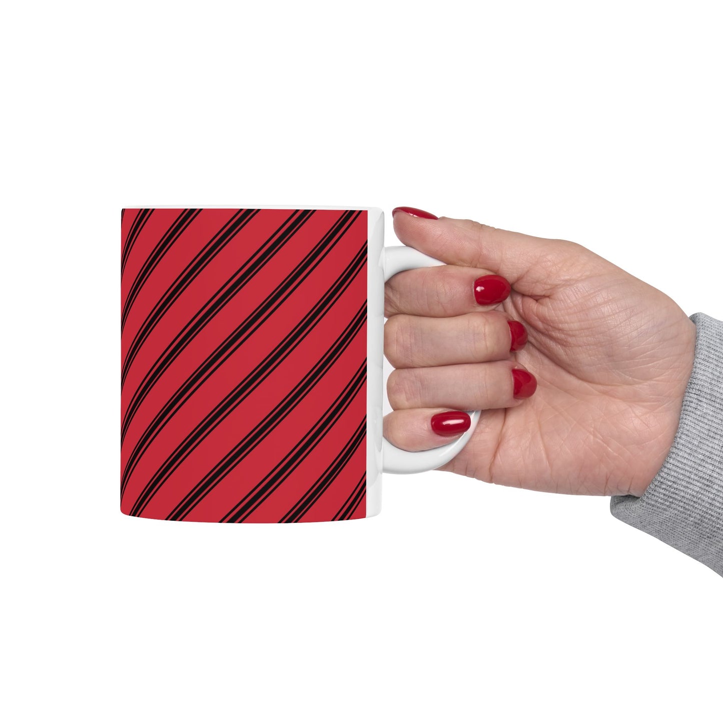 Awning Stripe Red / Black Cup