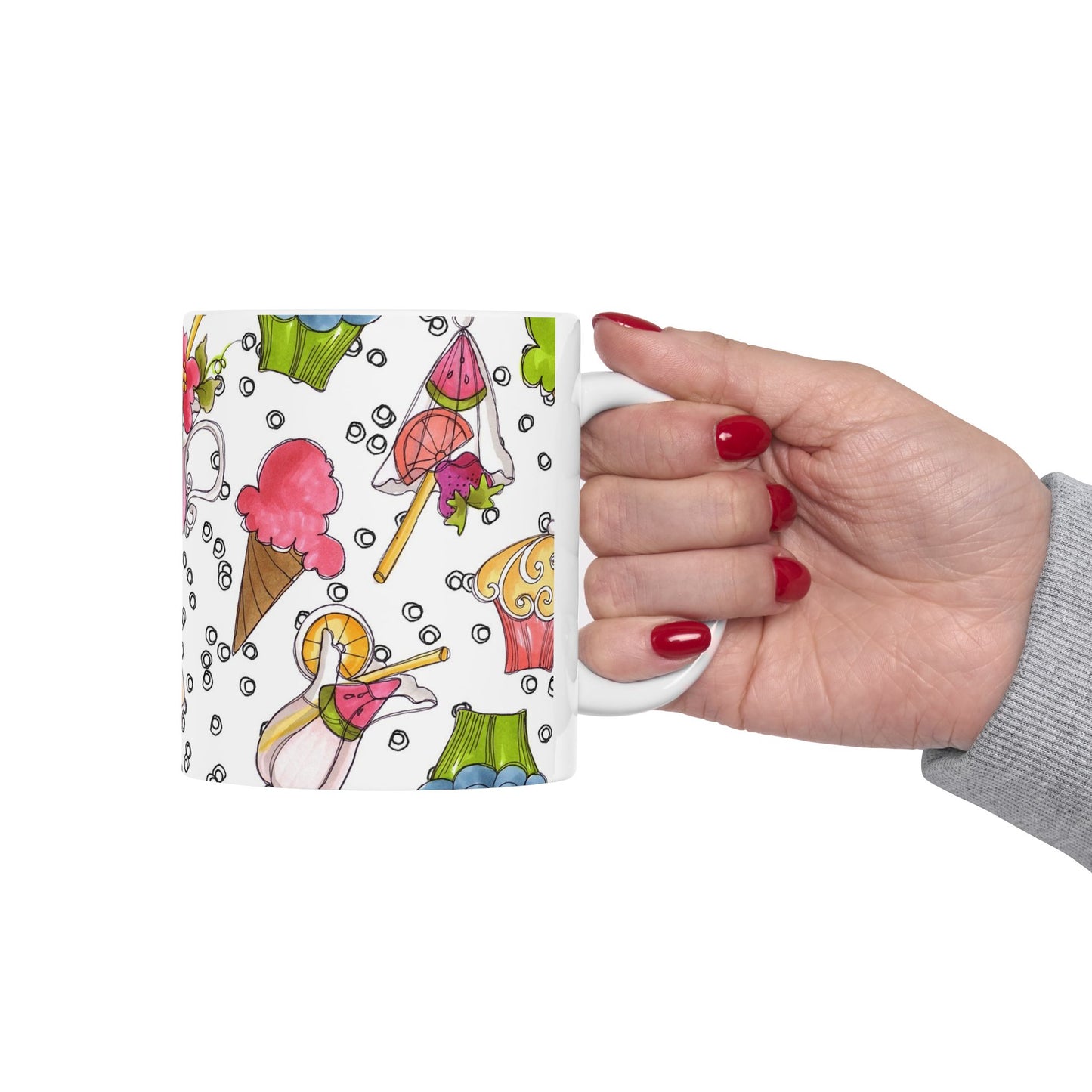 Resort Food White Cup