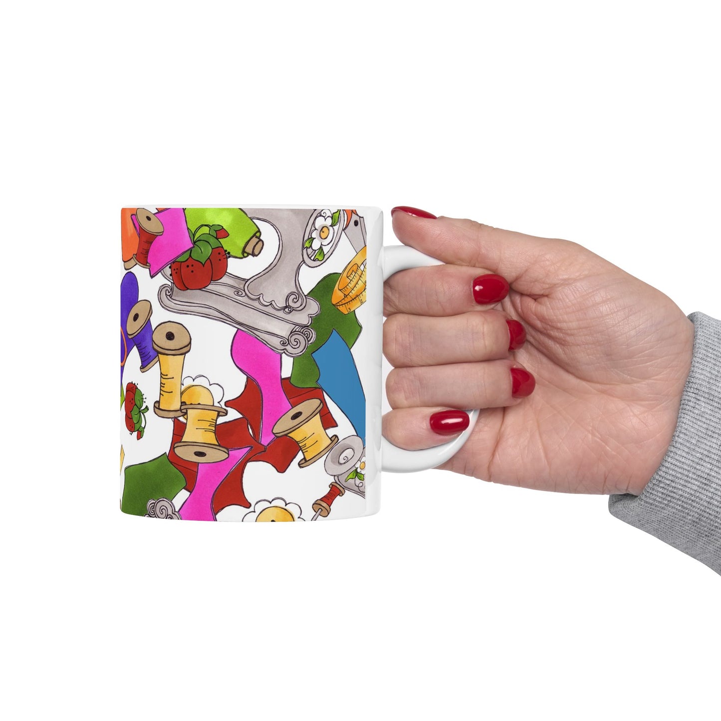 Kaleidasew White Cup