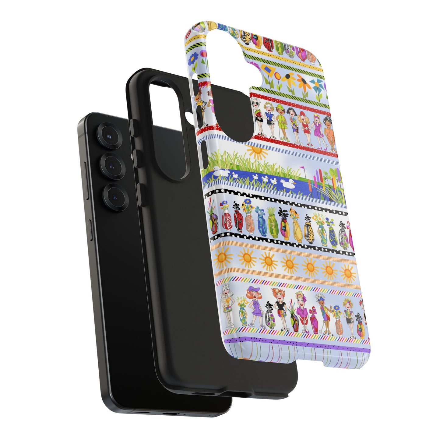Golf Borders Blue Sky Phone Case