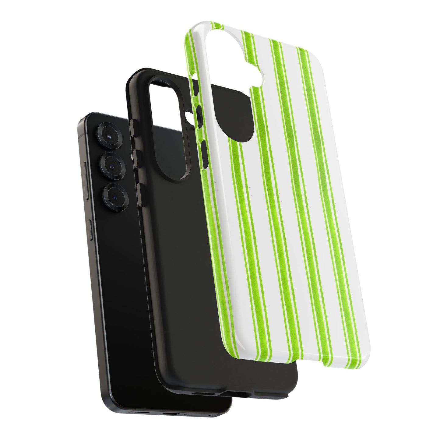 Awning Stripe Lime Phone Case