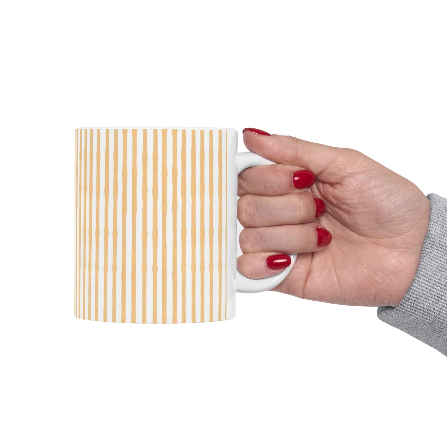 Lazy Stripe Yellow Cup