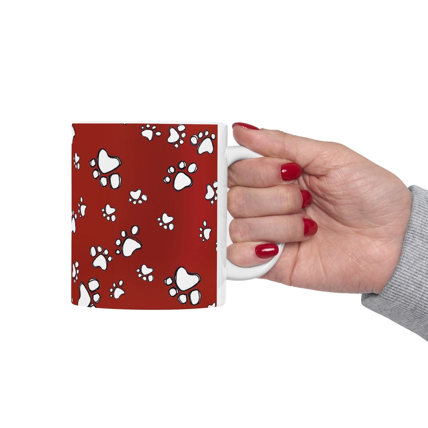 Paw Flakes Red Cup