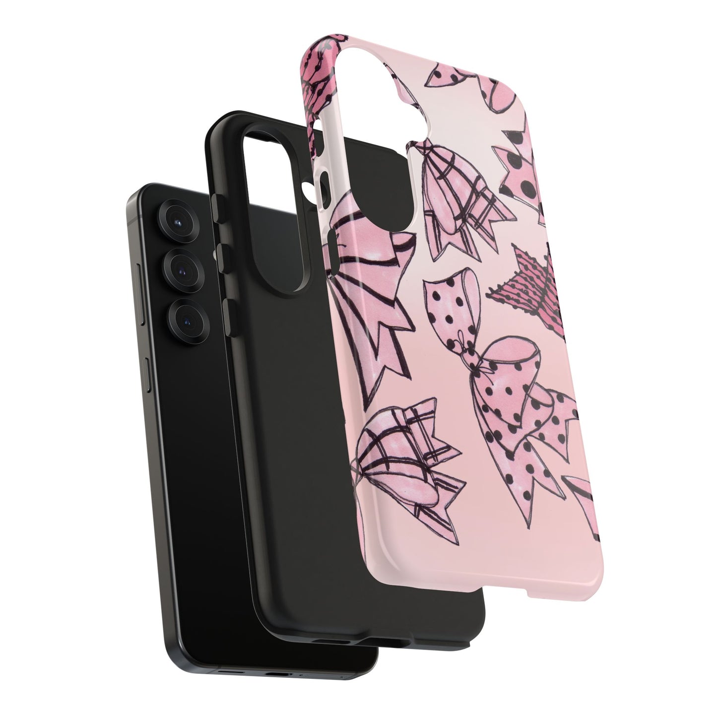 Cat Bows Pink Phone Case