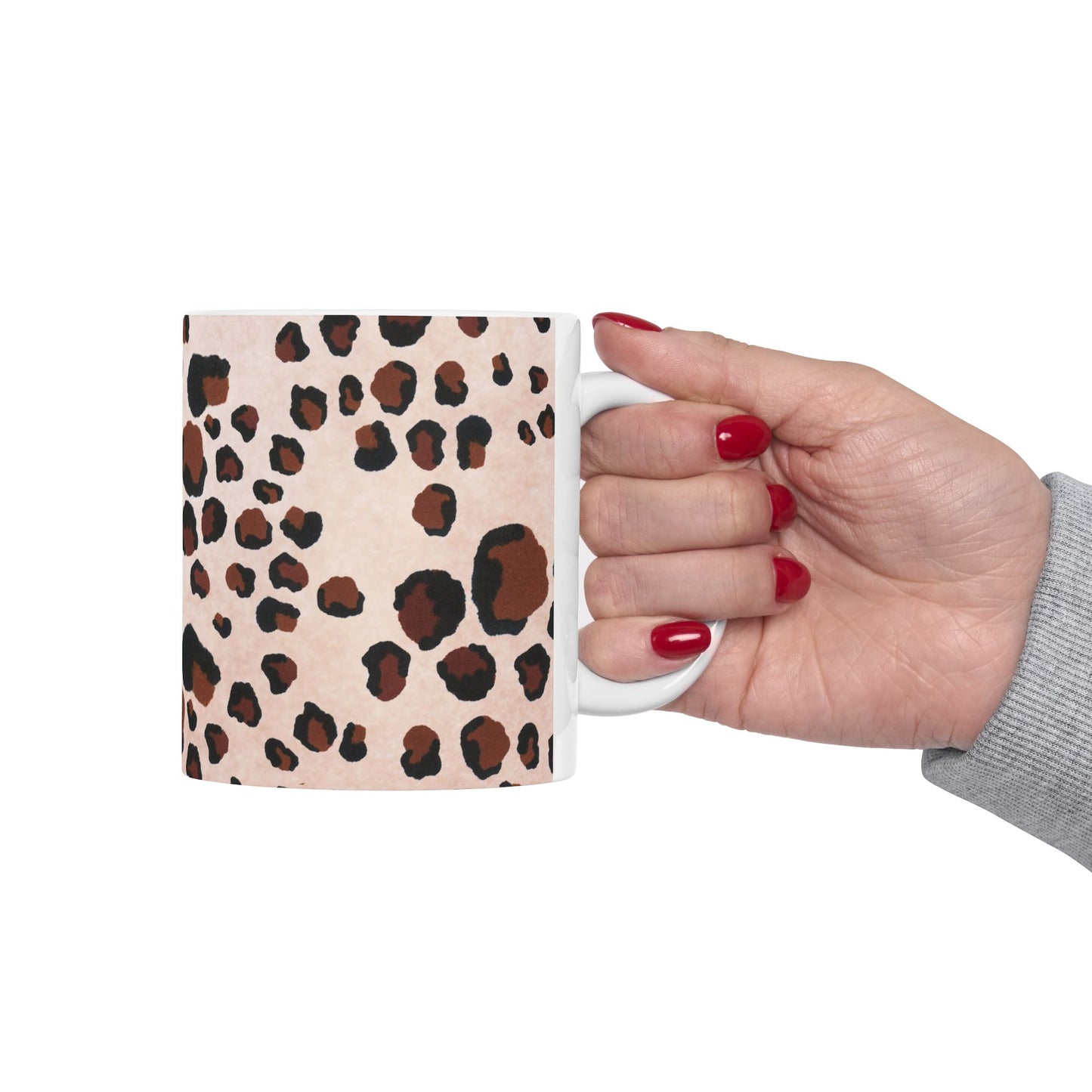 Leopard Light Pink Cup