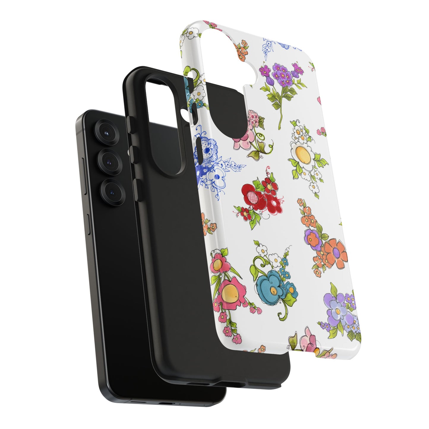 Mixed Bouquets White Phone Case