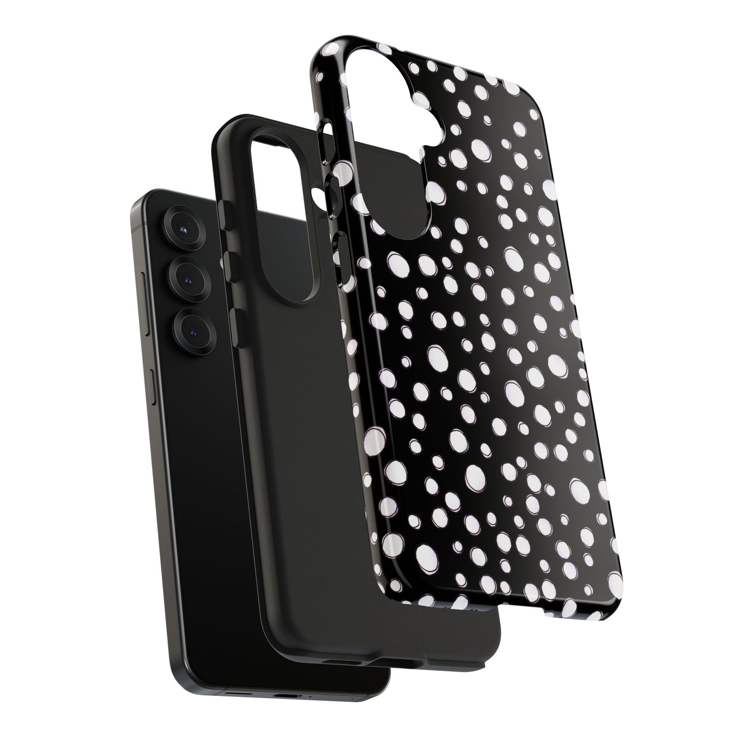Pot Dots Black Phone Case