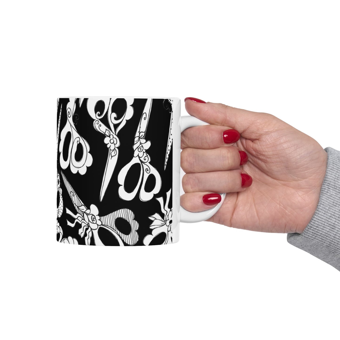 Scissor Blizzard Black / White Cup