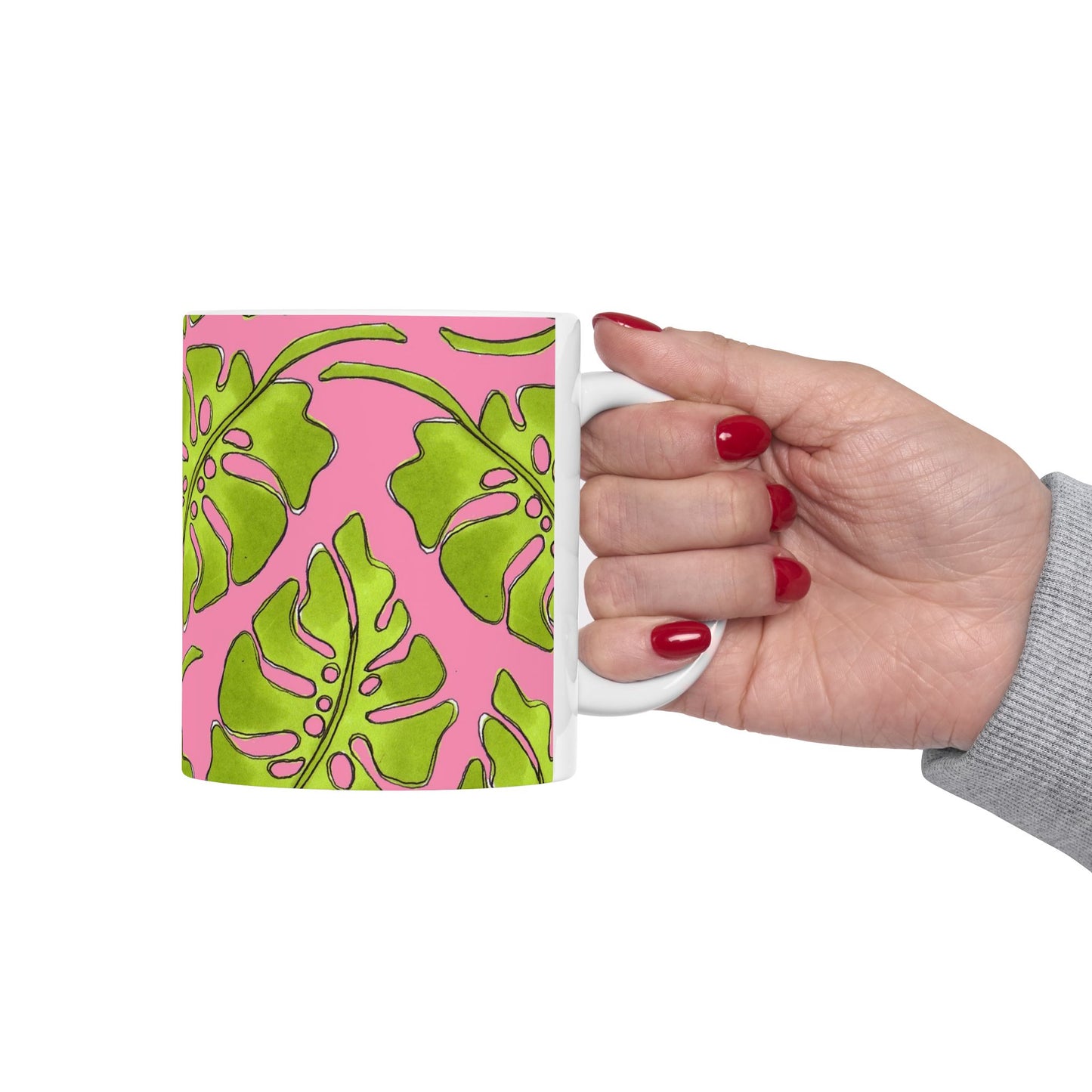 Big Leaf Pink Cup
