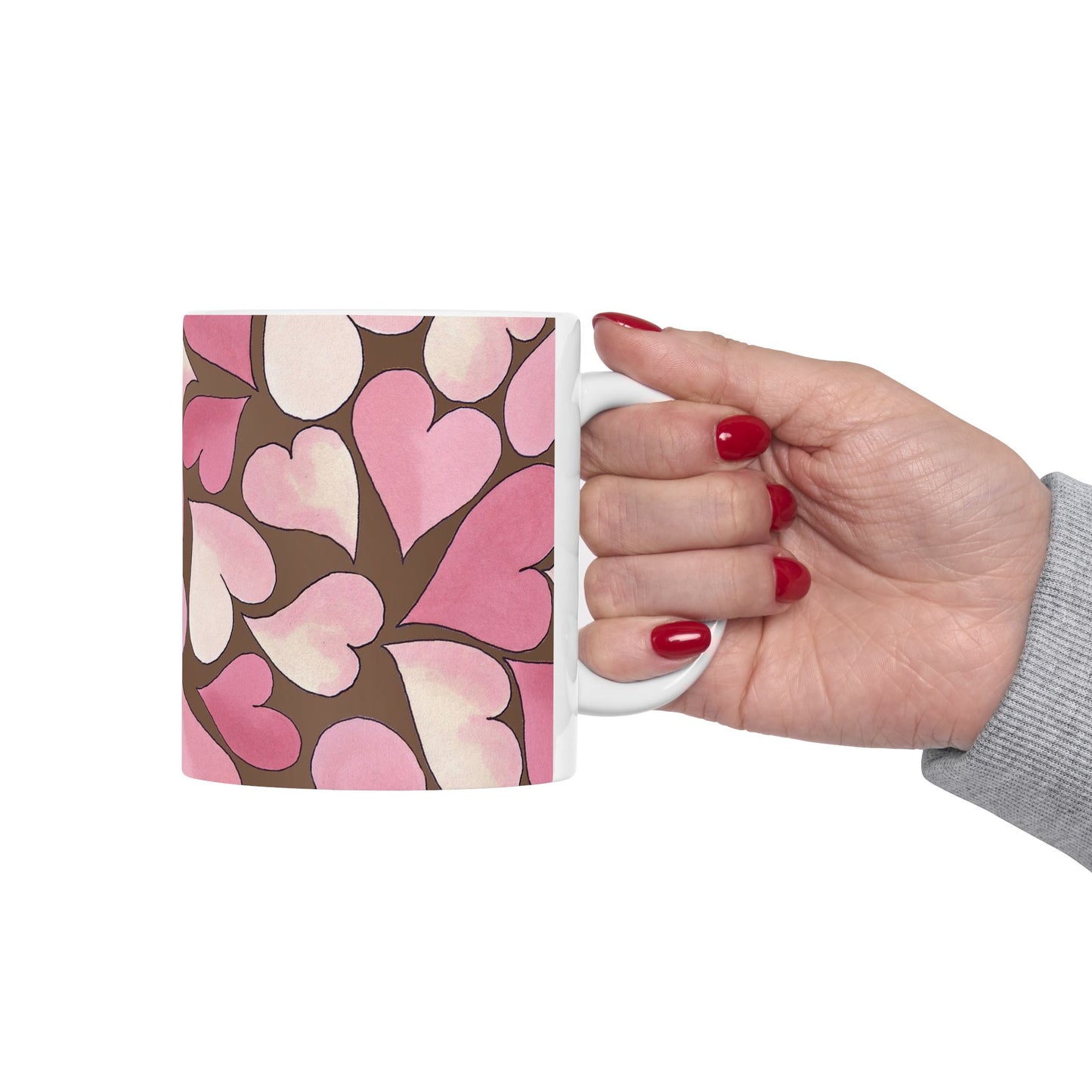 Hearts Chocolate Cup