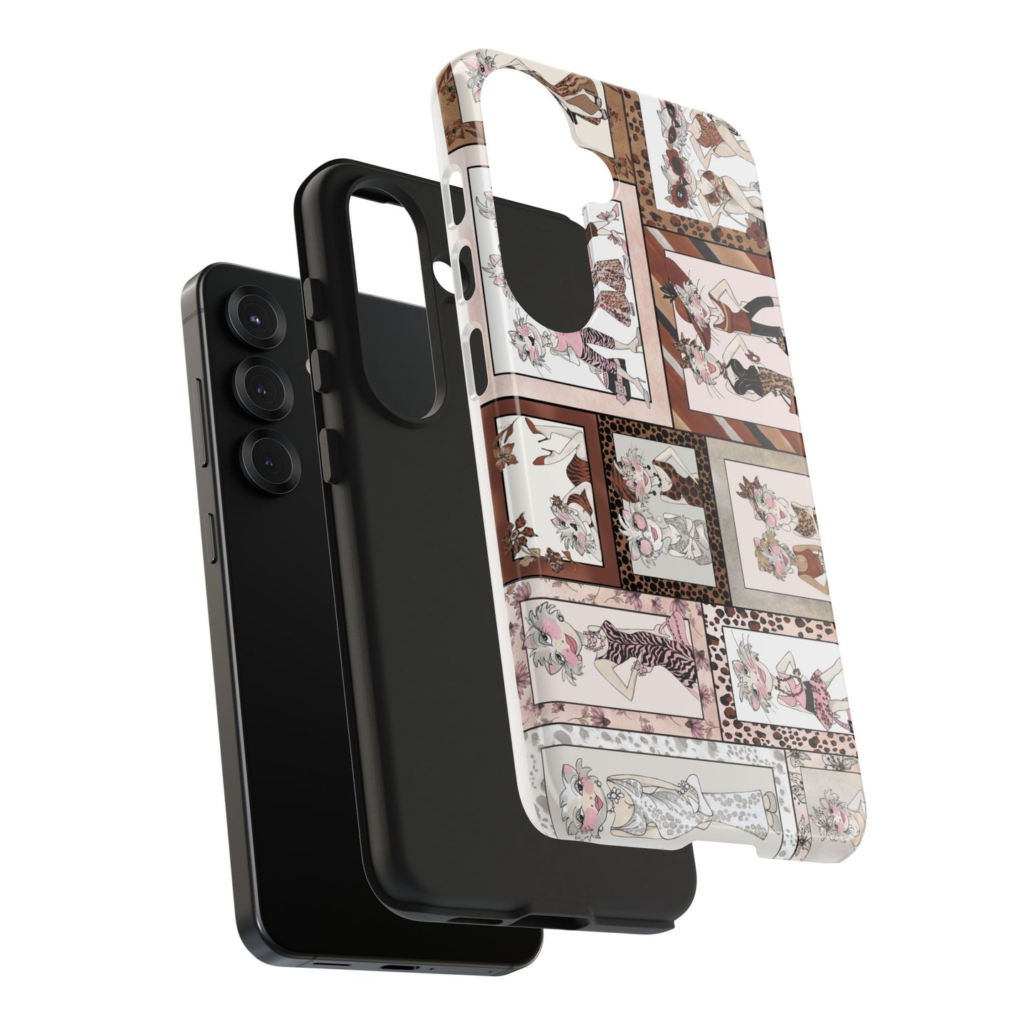 Wild Cat Woman Phone Case