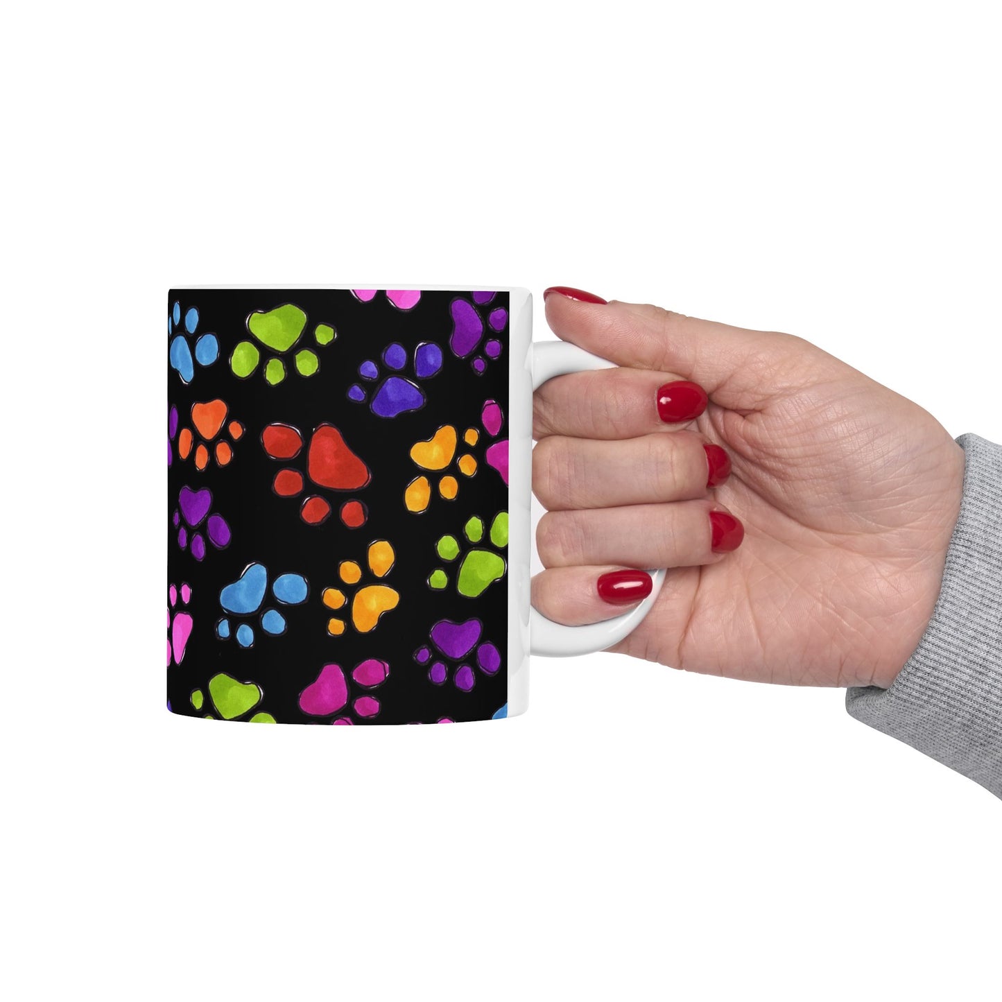 Fancy Paws Black / Multi Cup