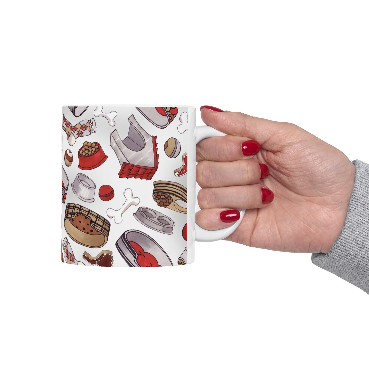 Doggie Stuff Gray Cup