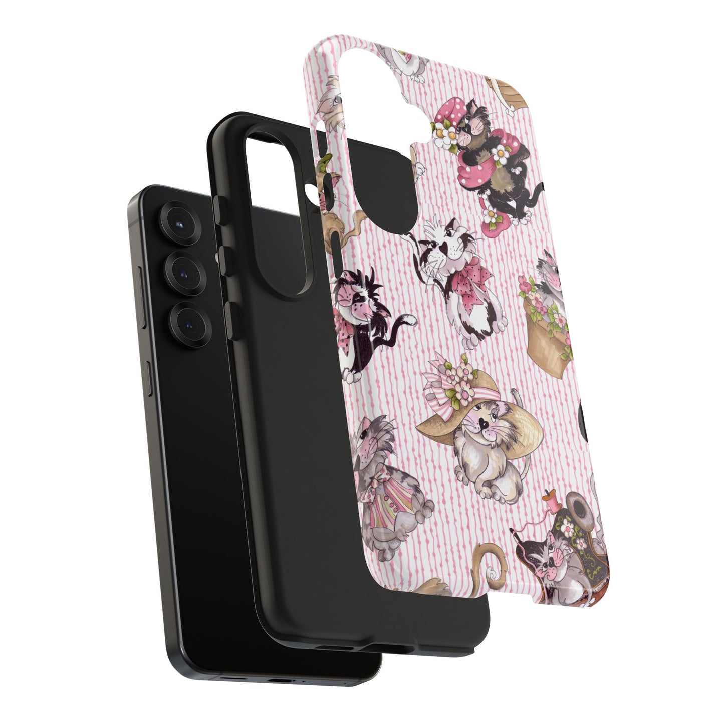 Fancy Cats Pink Phone Case