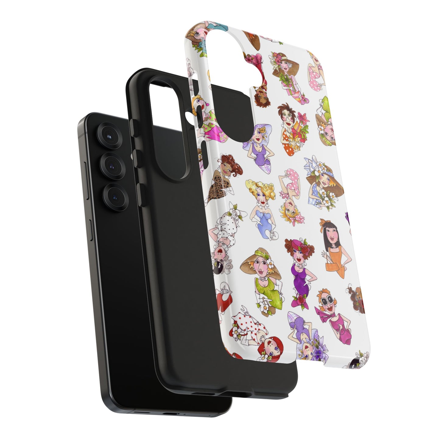 Fast Women Tossed White Phone Case