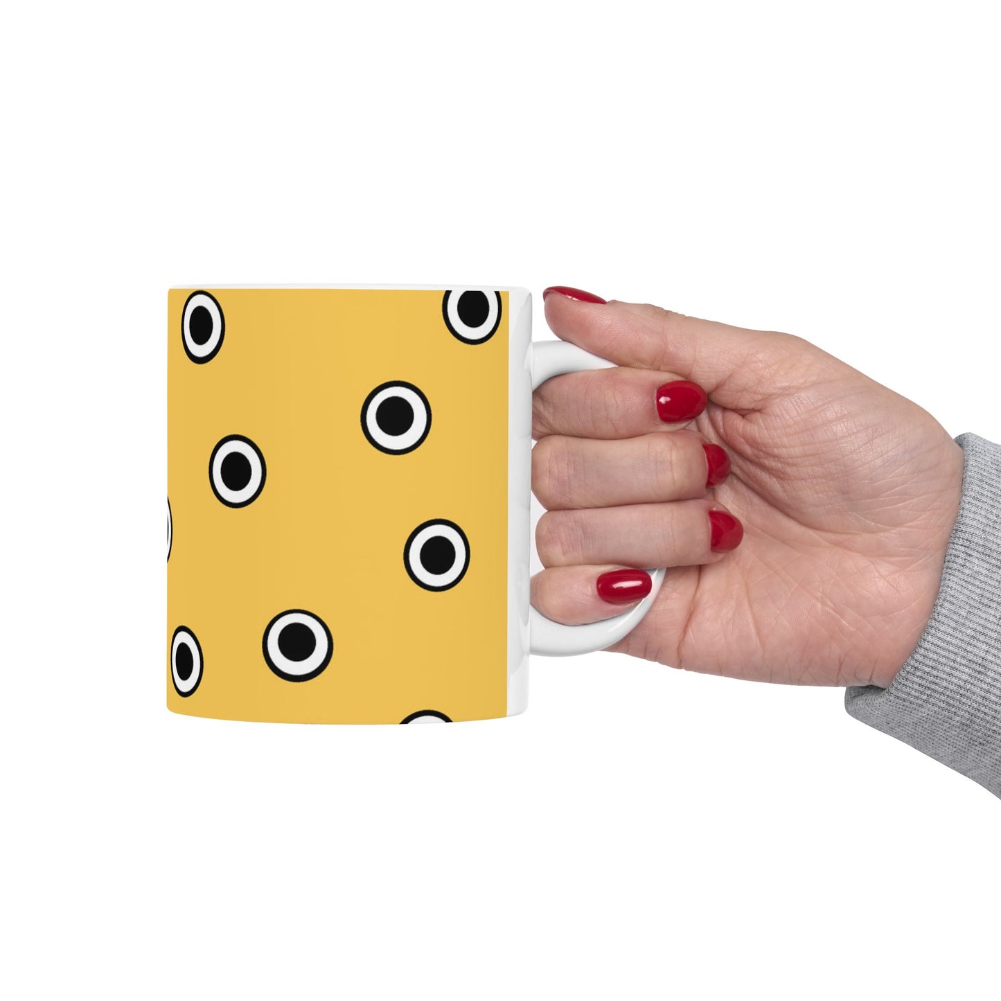CD Dots Yellow / Black Cup