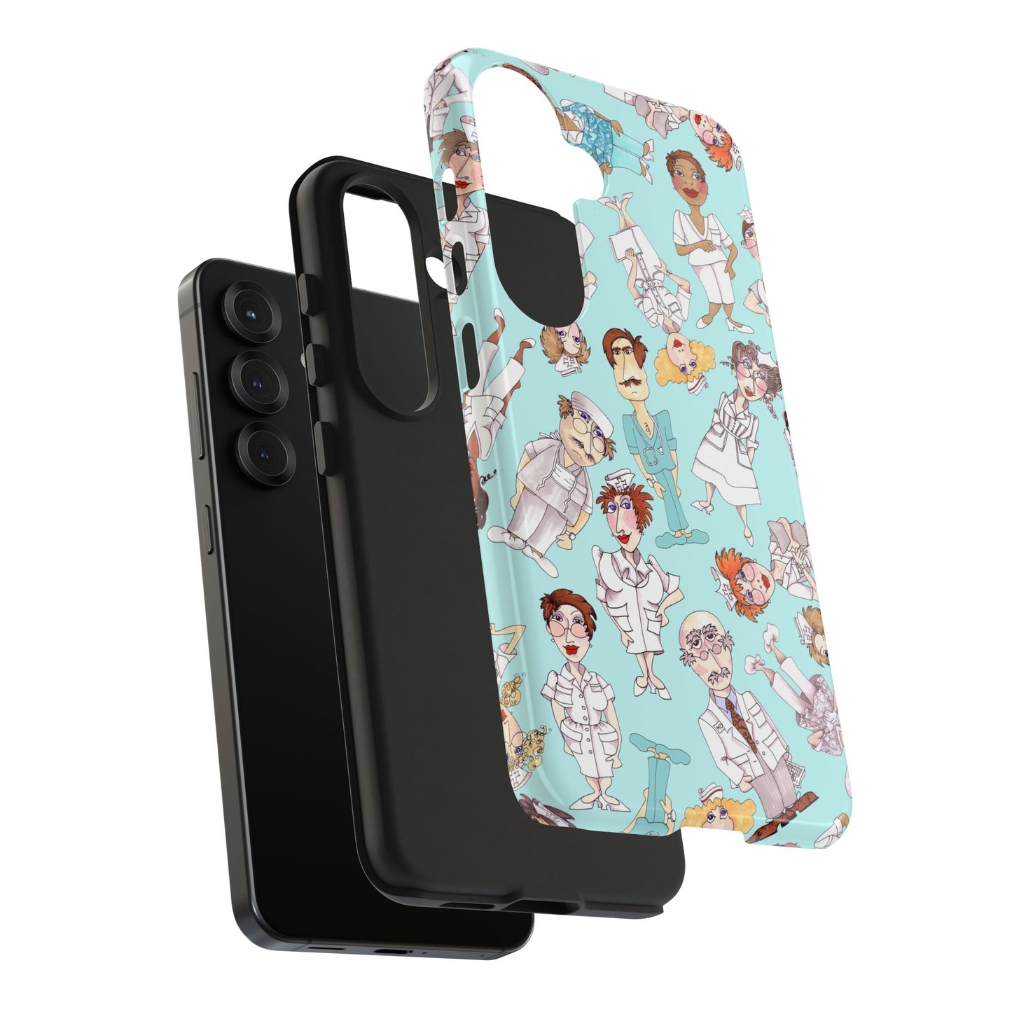 Happy Staff Aqua Phone Case