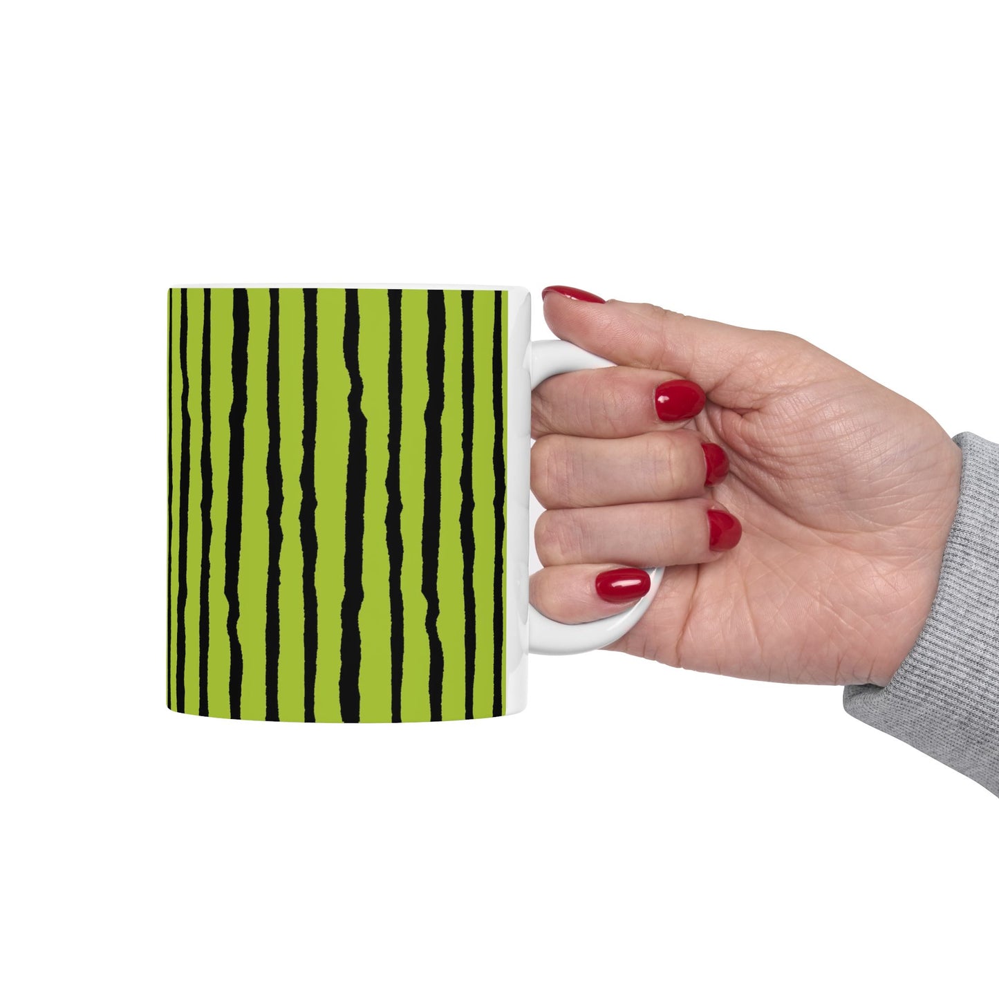 Sorta Stripe Green / Black Cup