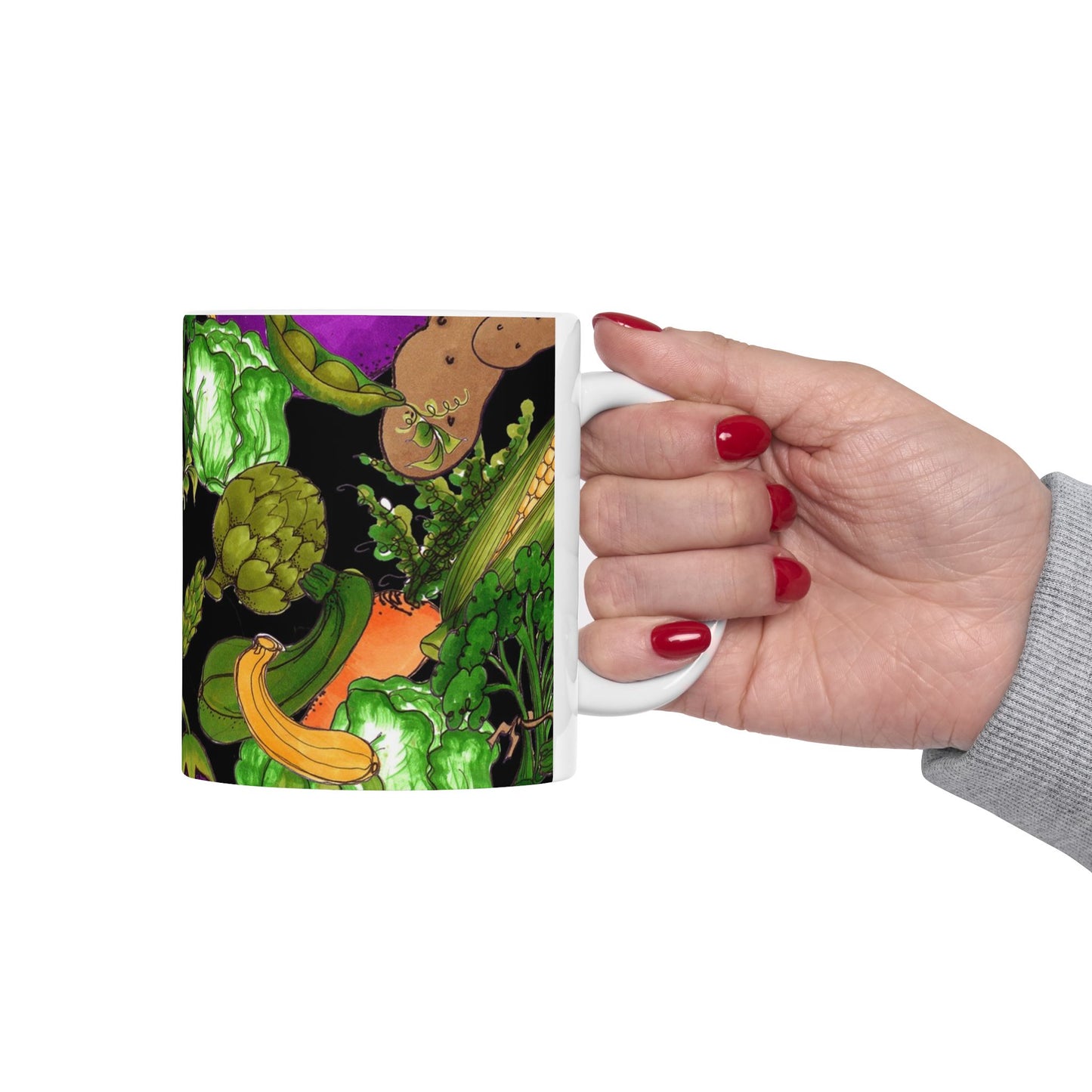 Veggie Jungle Black Cup