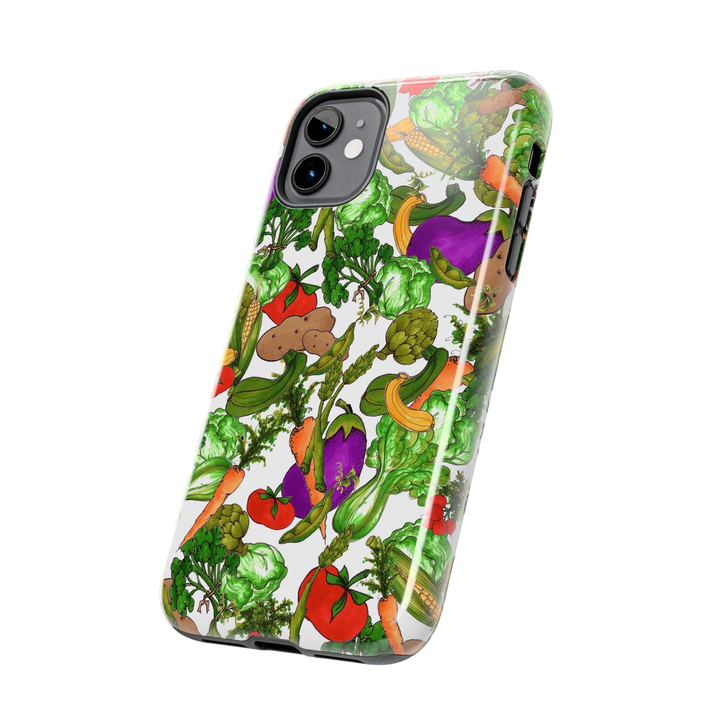 Veggie Jungle White Phone Case