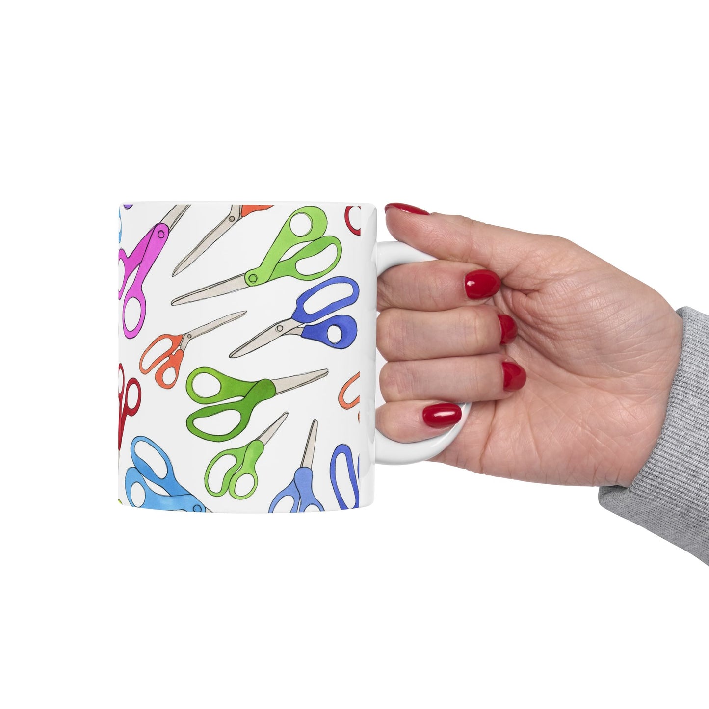 Shear Fun White Cup