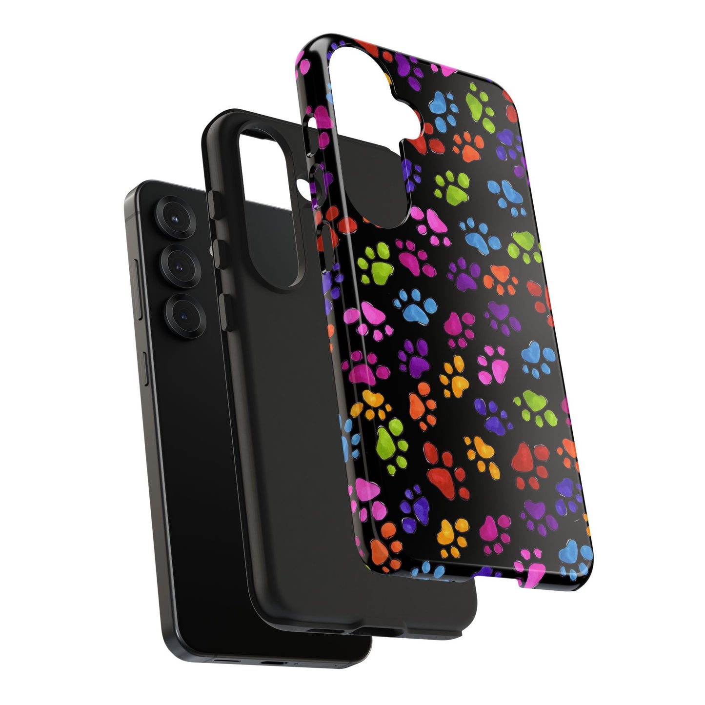 Fancy Paws Black Phone Case