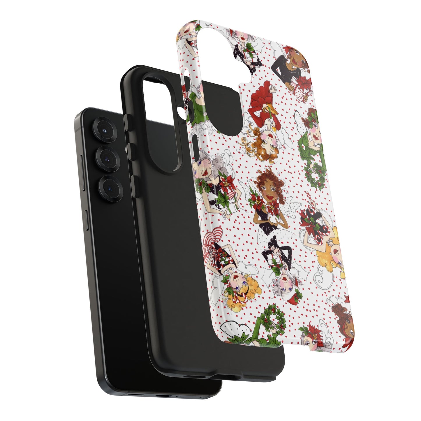 Fairy Toss White / Red Phone Case
