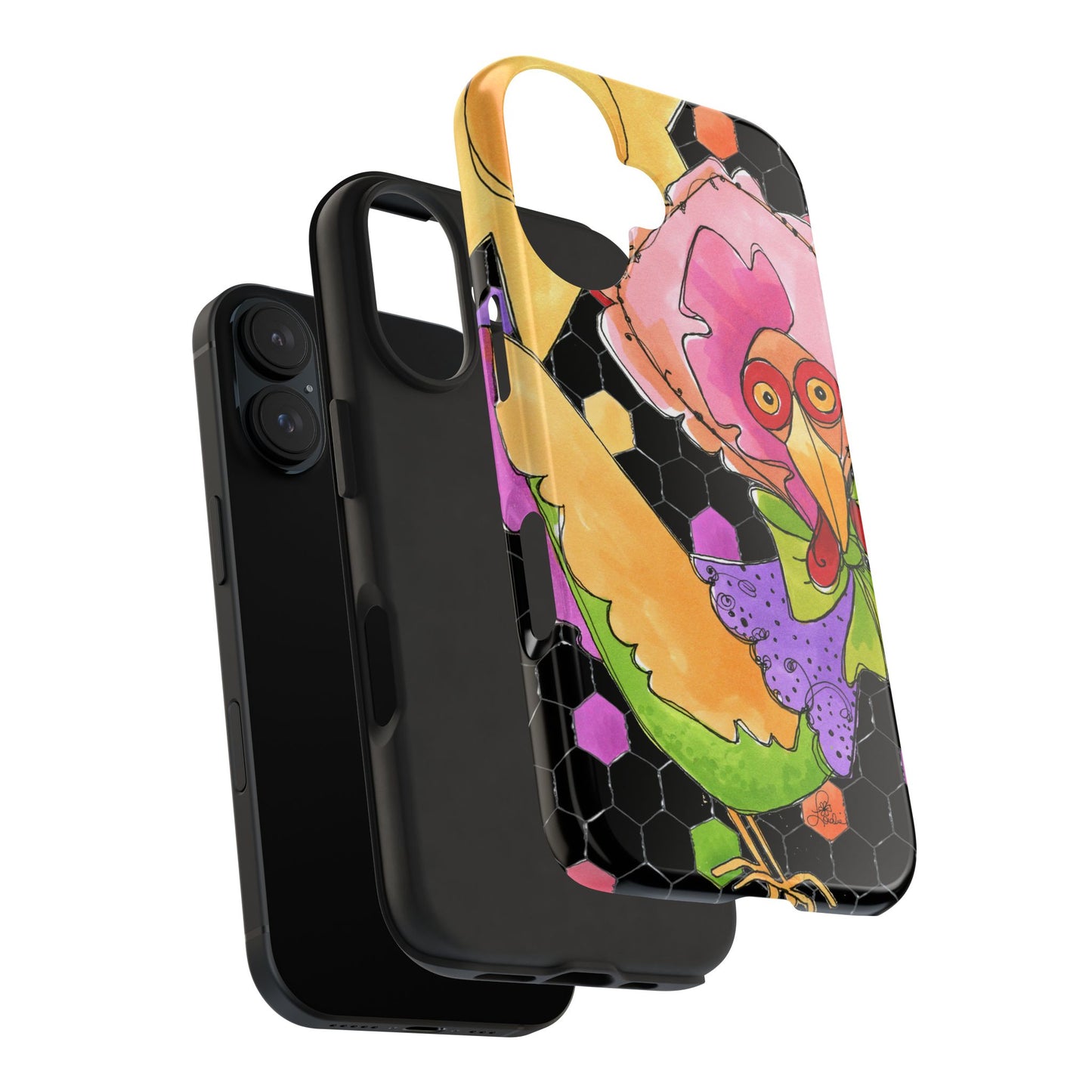 Chicken of Color Phone Case