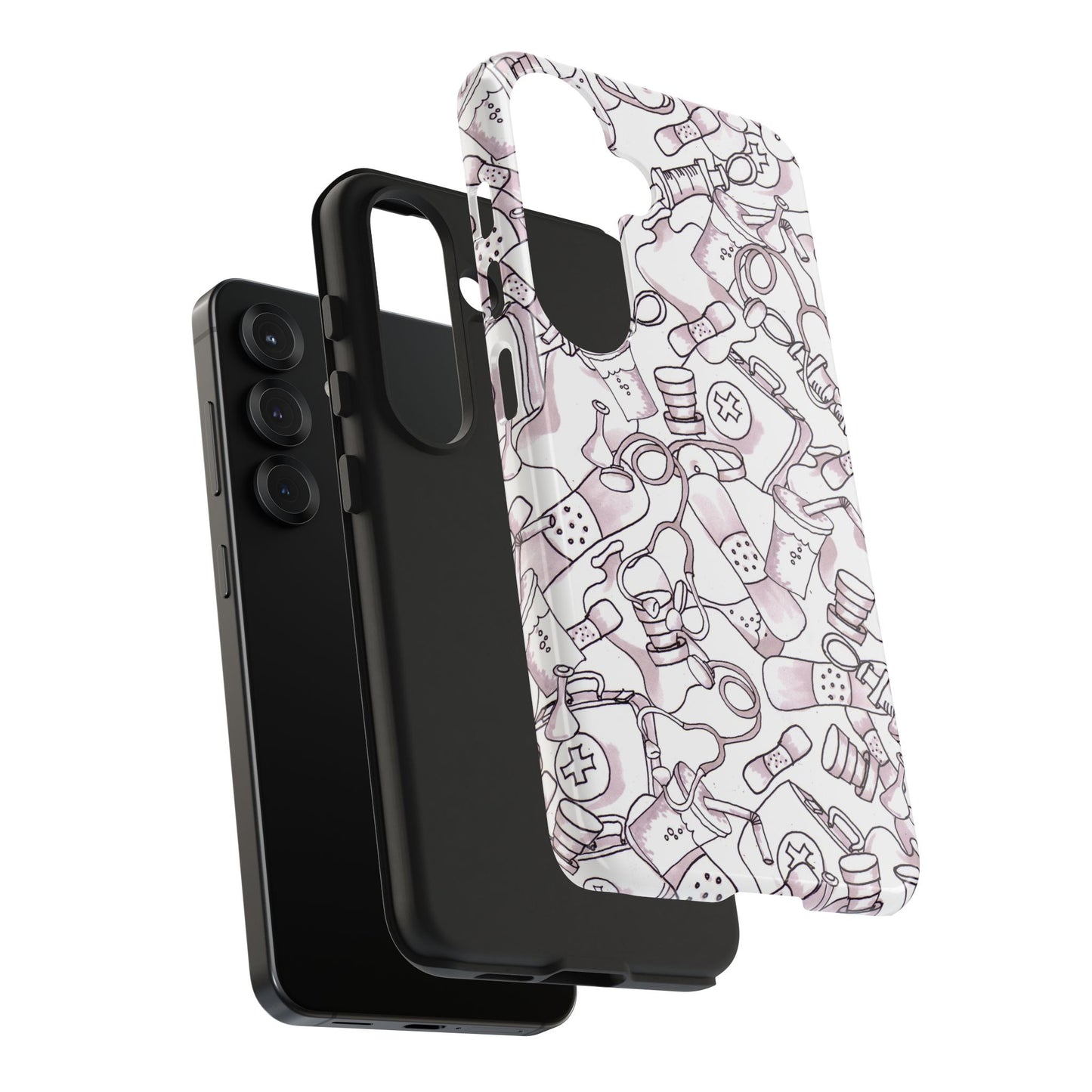 Med Stuff White Phone Case