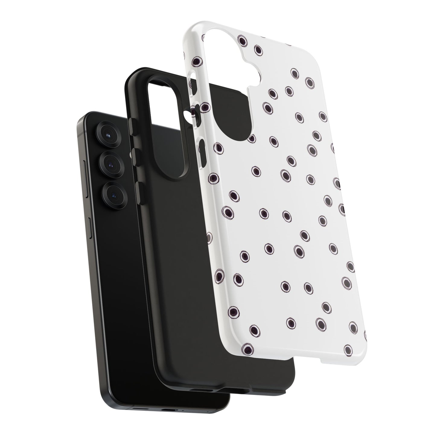 Halo Dots White Phone Case
