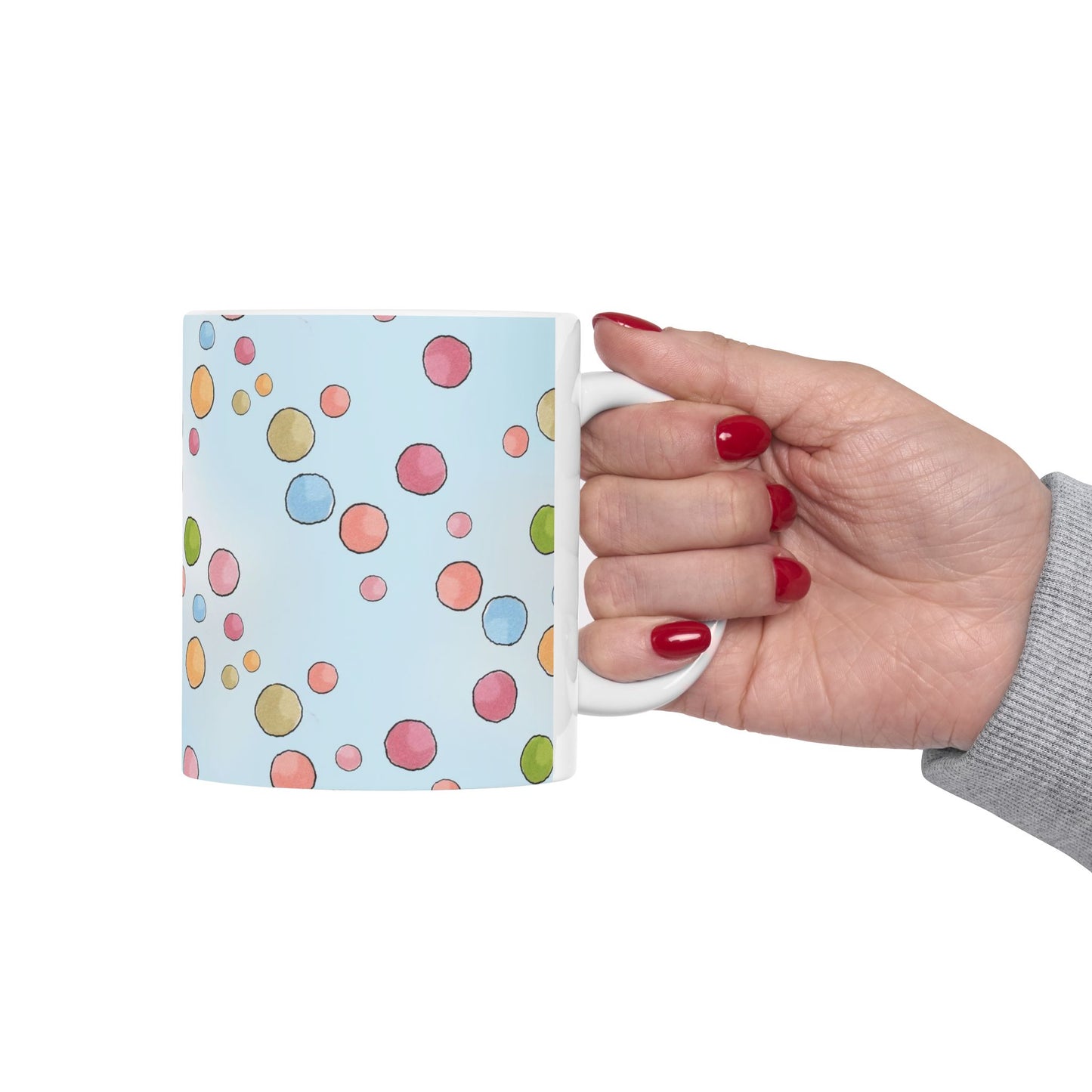Clown Dots Blue Sky Cup