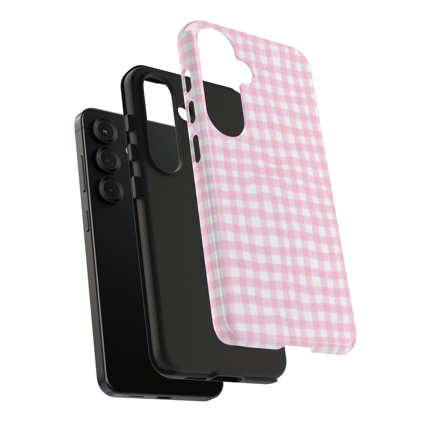 Wonky Chipper Check Pink Phone Case
