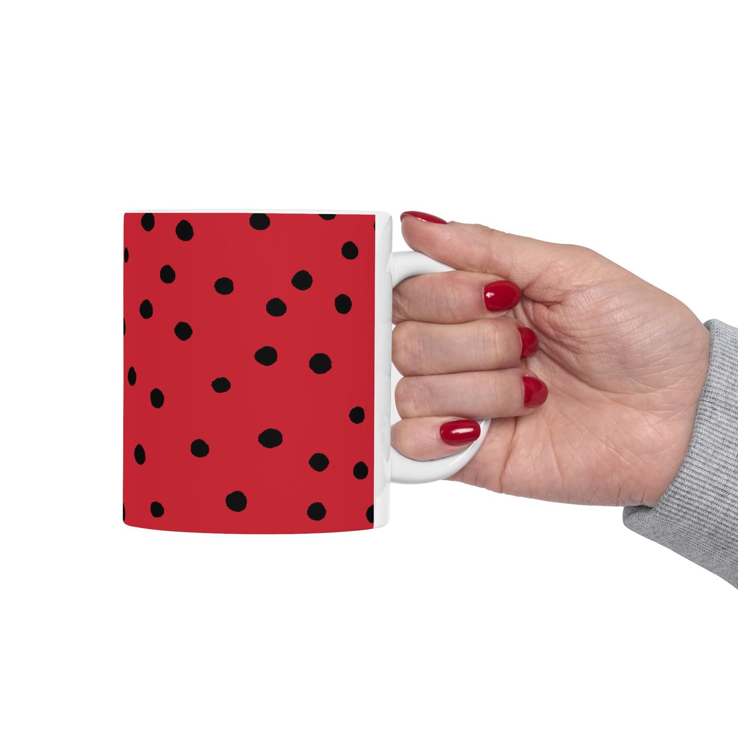 Dinky Dots Red / Black Cup