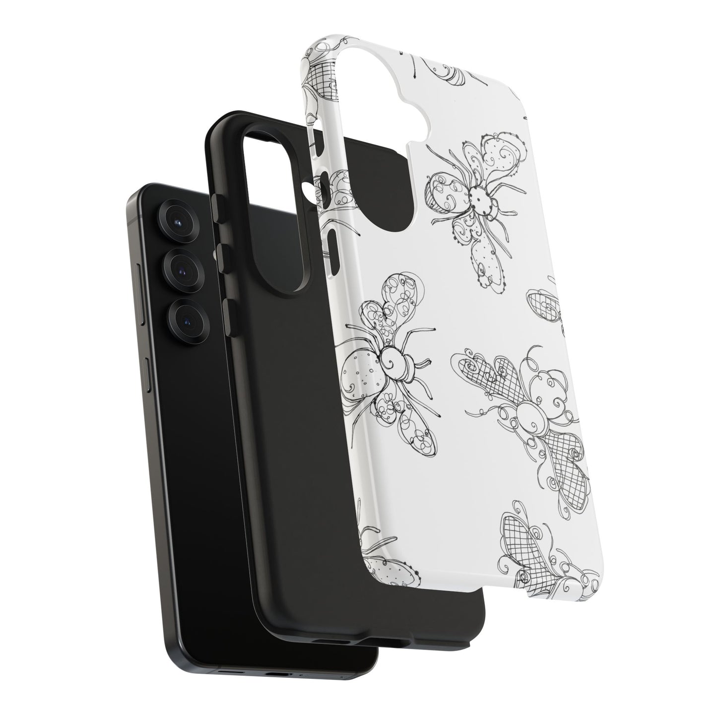 Busy Bees White Phone Case