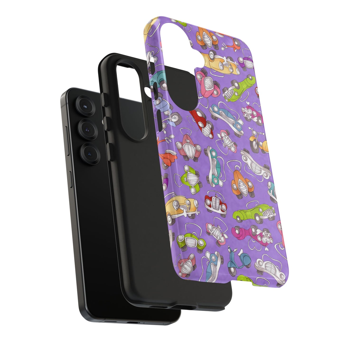 Pile Up Purple Phone Case