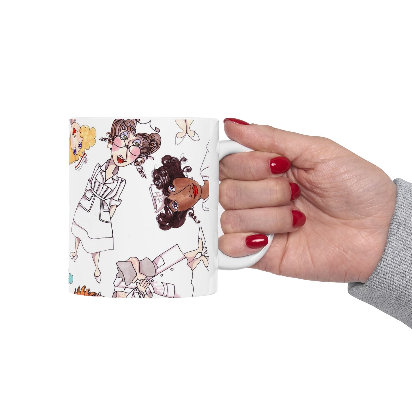 Happy Staff White Cup