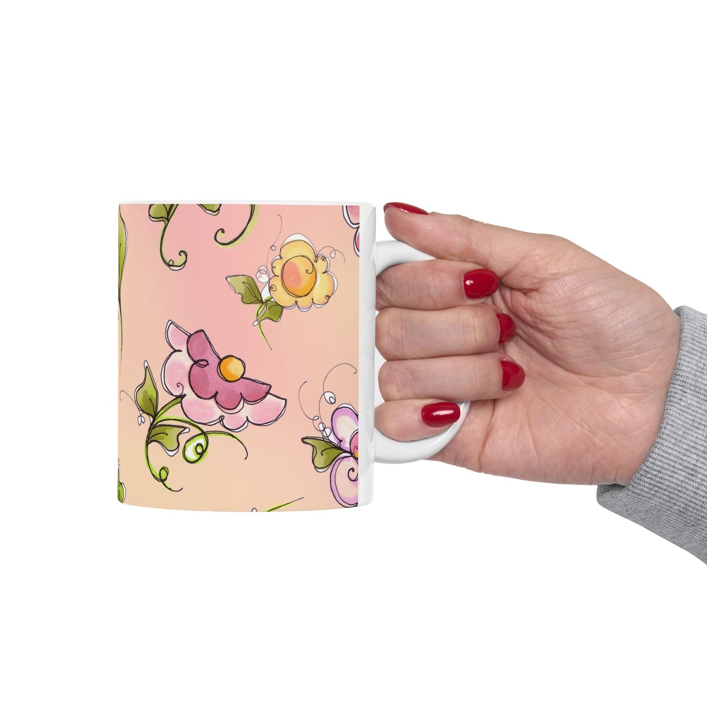 Flower Toss Sunrise Cup