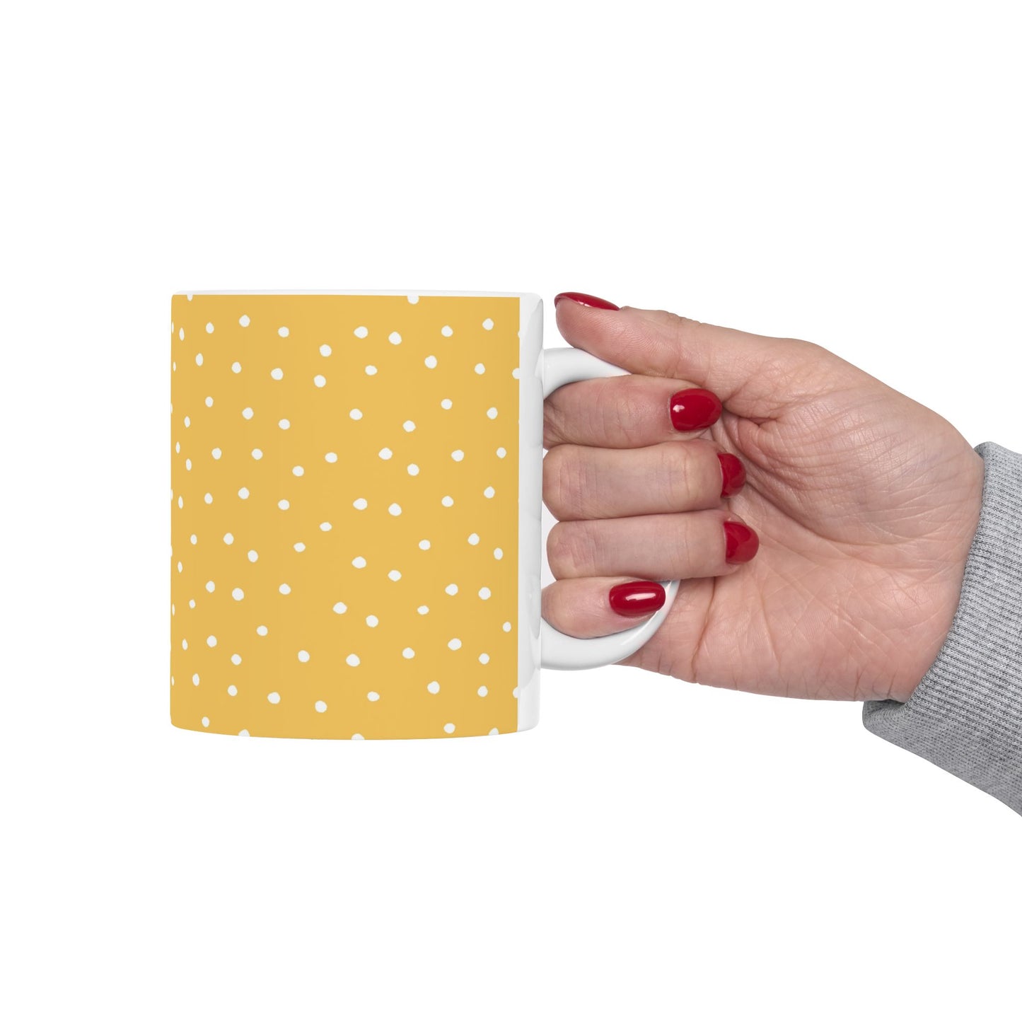 Dinky Dots Yellow / White Cup