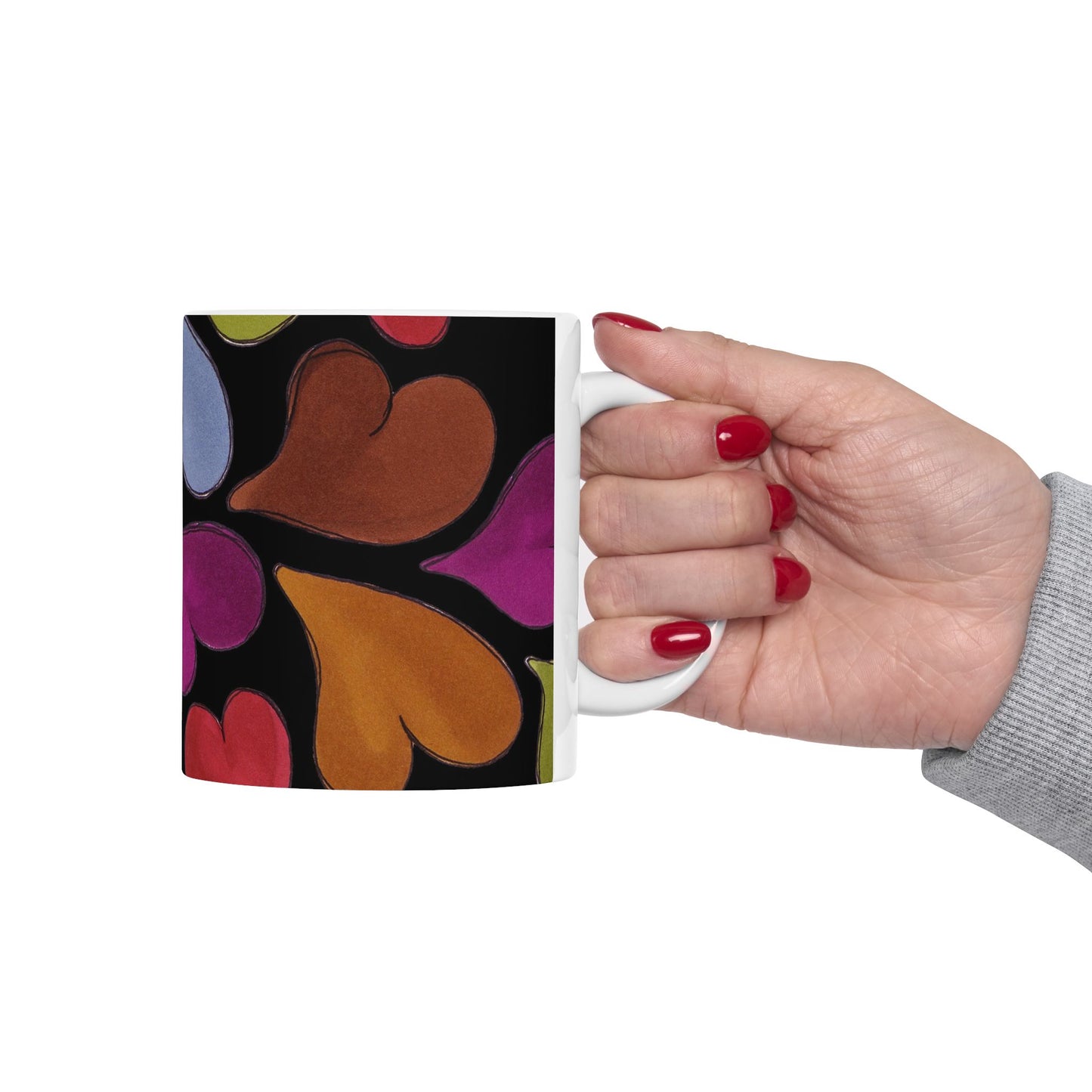 Big Hearted Black Cup