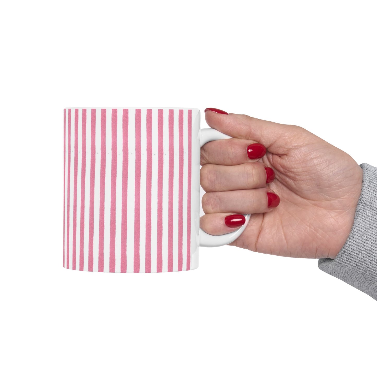 Stripe Pink Cup