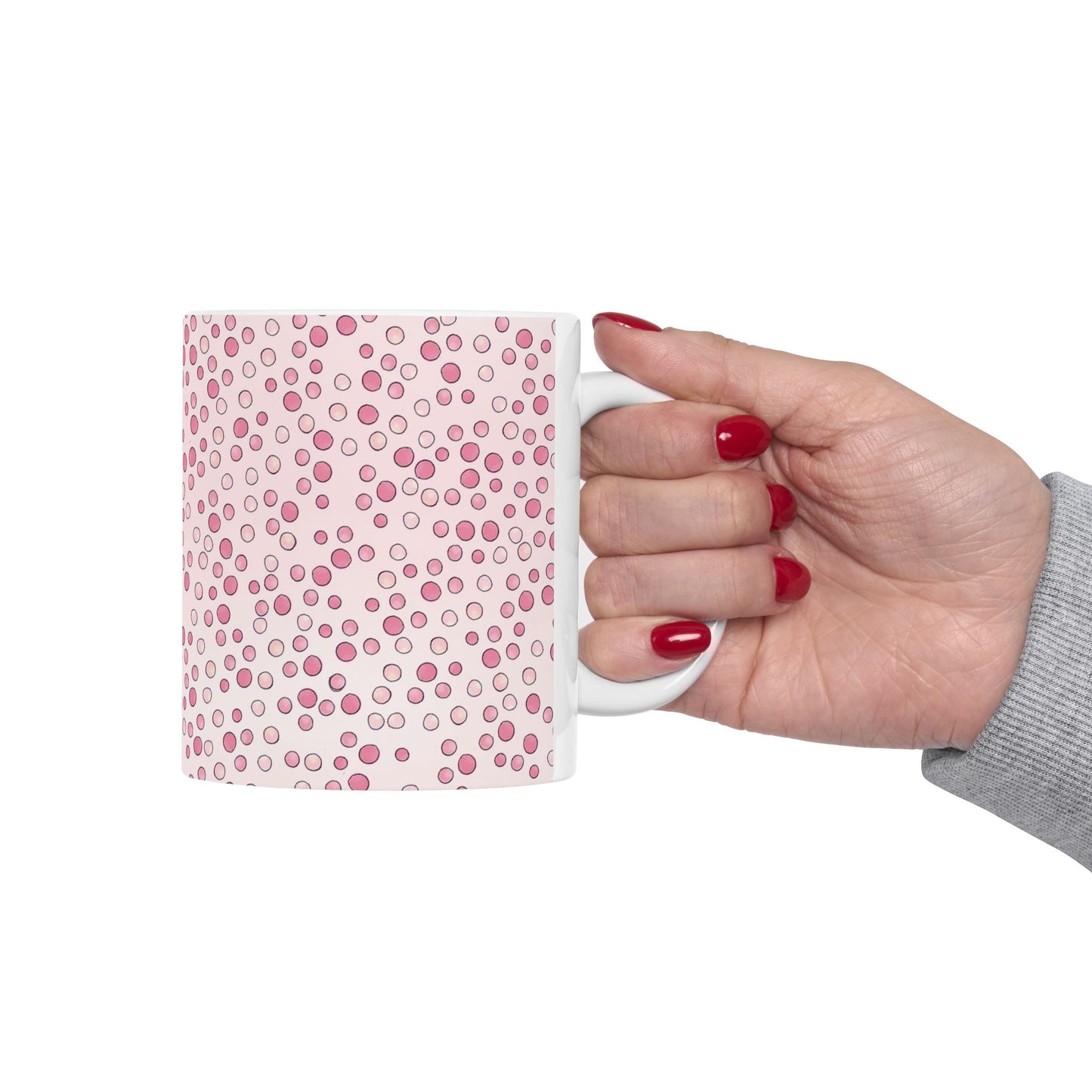 Water Spots Pink / Pink Cup