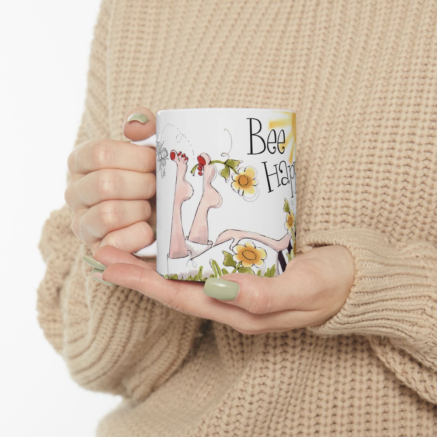 Bee Happy Cup