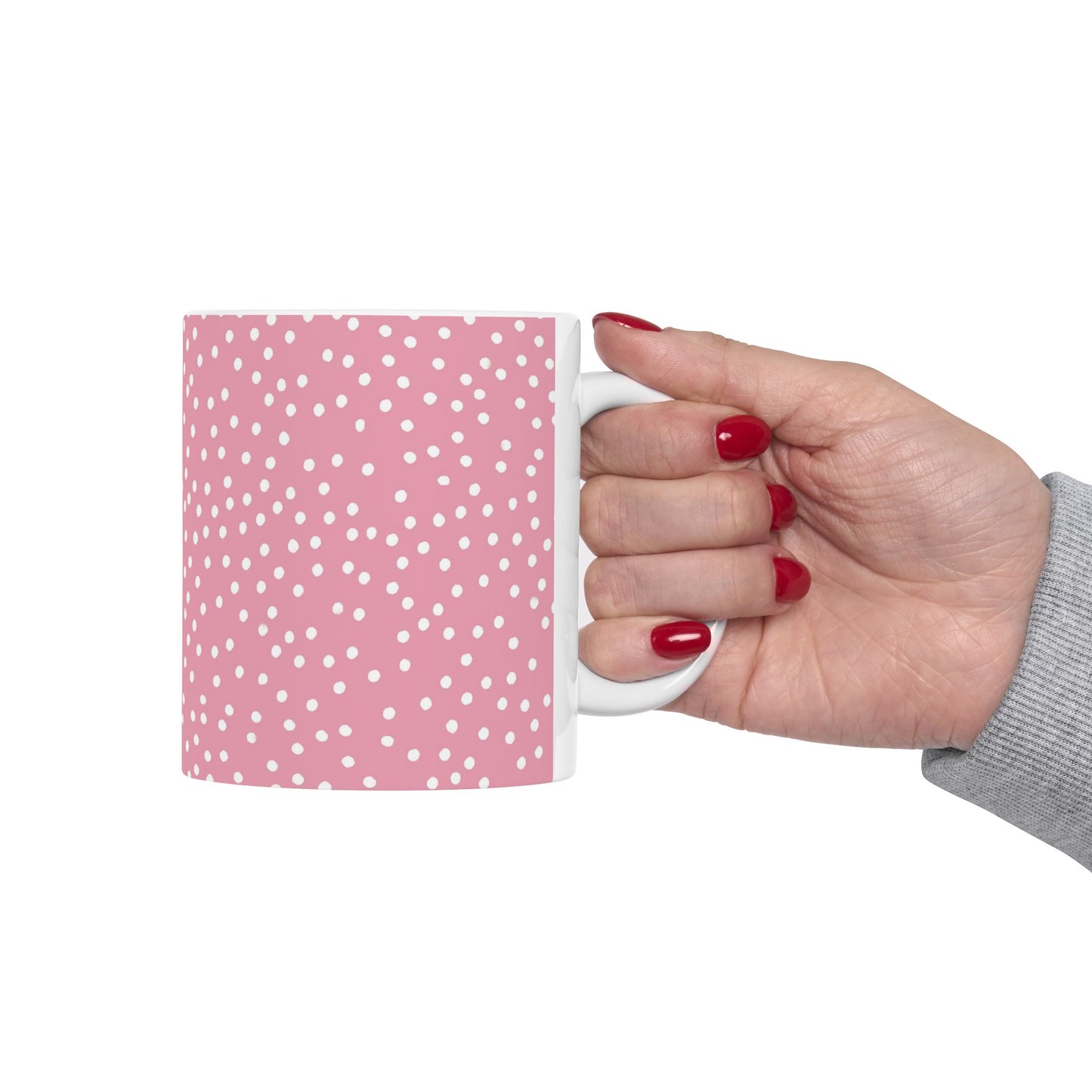 Dottible Pink / White Cup